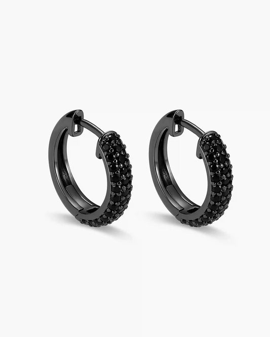 Iced Out Hoop Earrings