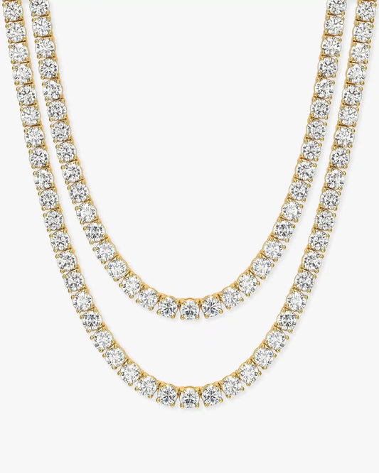 Tennis Chain Stack Round Cut