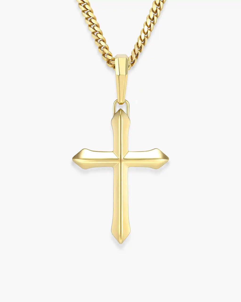 Architectural Cross Pendant