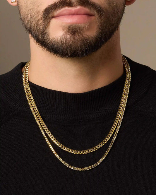 Cuban + Franco Chain Stack