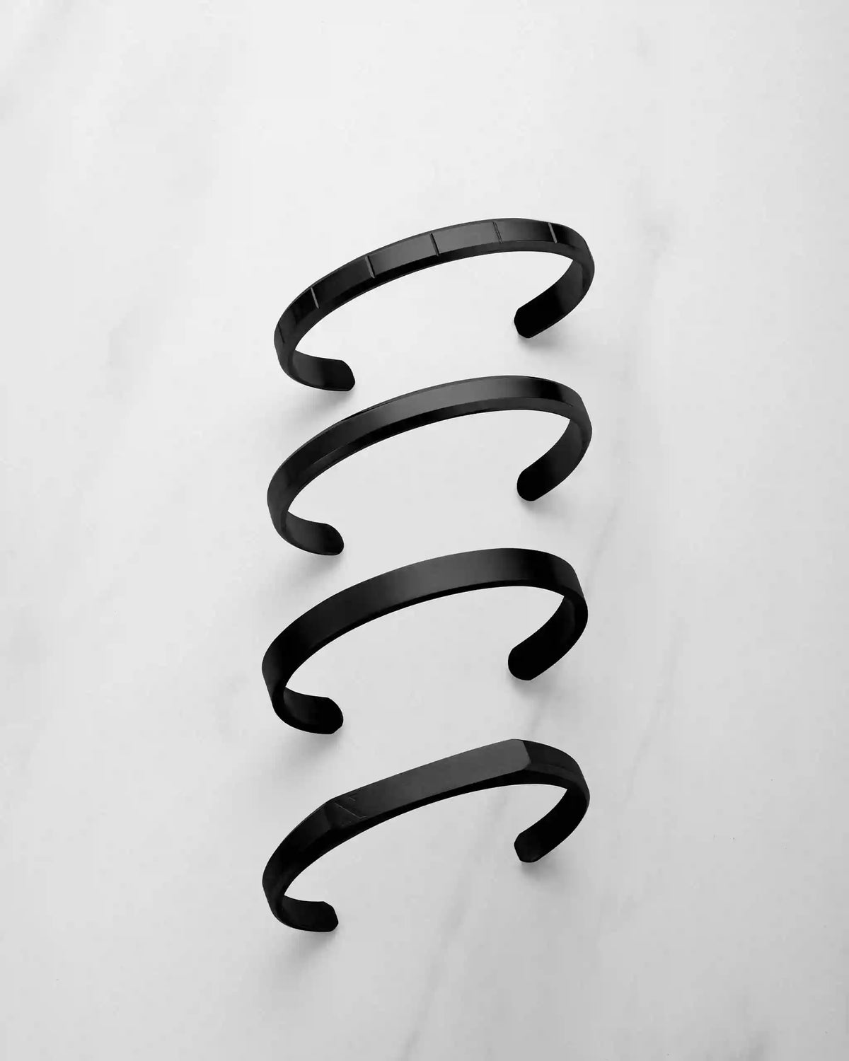 Wilshire Cuff Bracelet Black