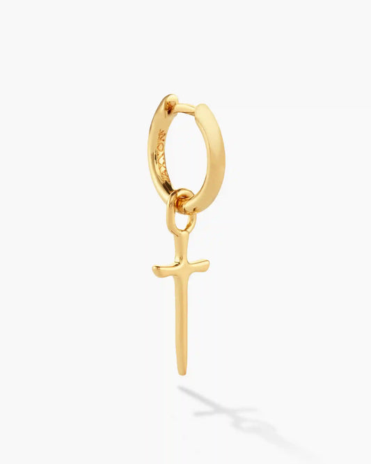 Dagger Cross Earring