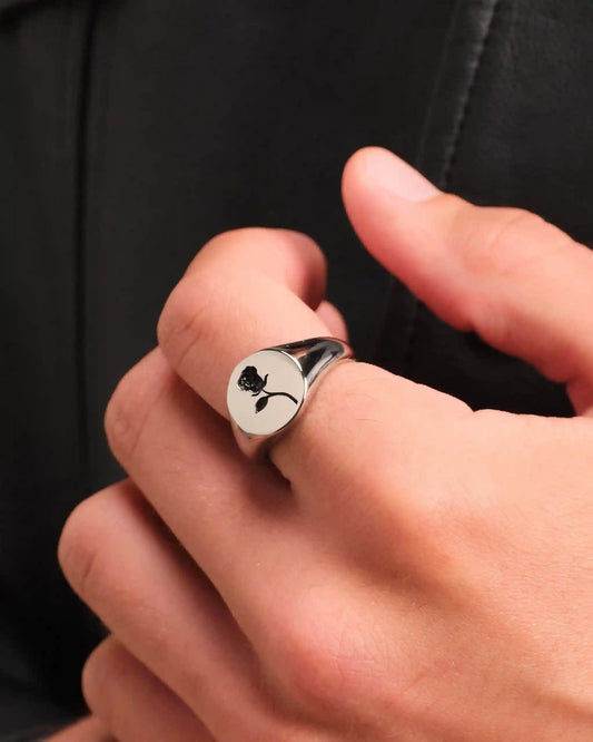 Heritage Rose Signet Ring