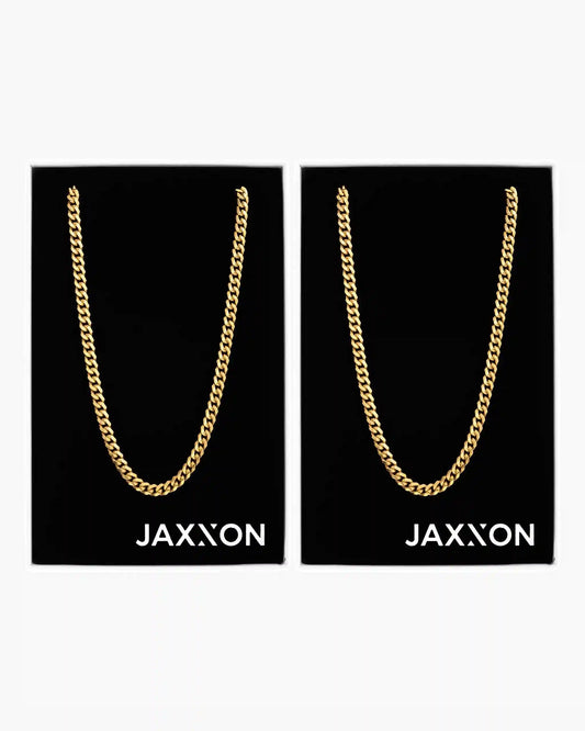 His and Hers Cuban 5mm Chain Set