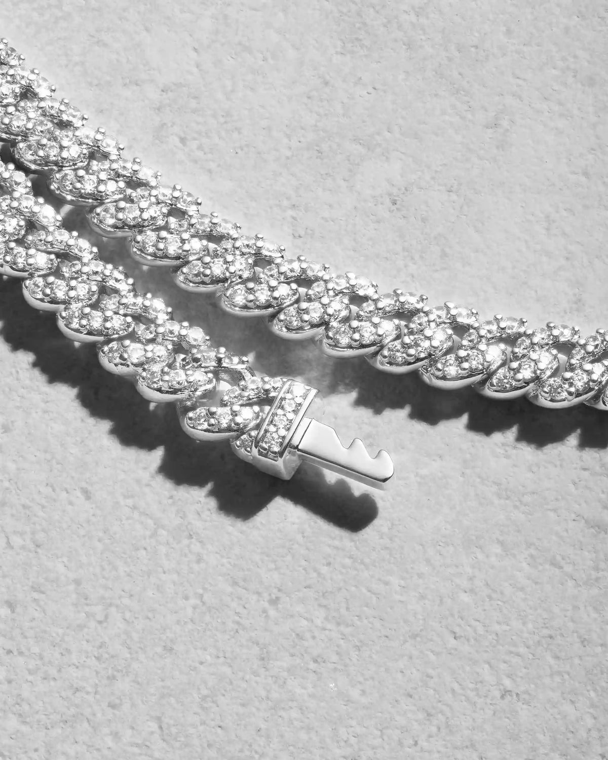 Youth Iced Out Cuban Link Chain 5mm