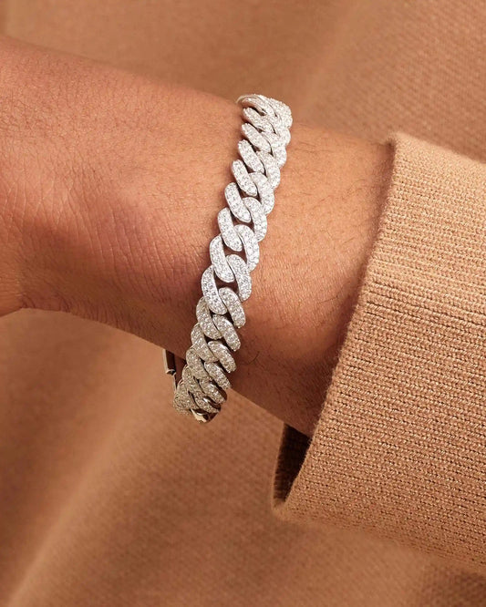 Iced Out Cuban Link Bracelet 10mm