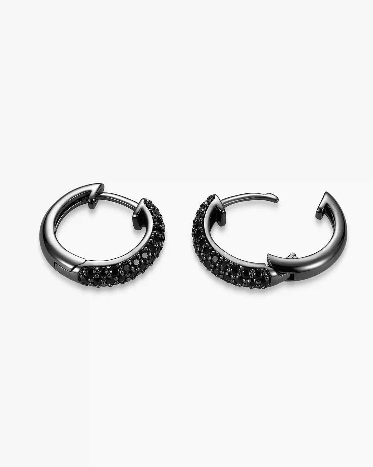 Iced Out Hoop Earrings