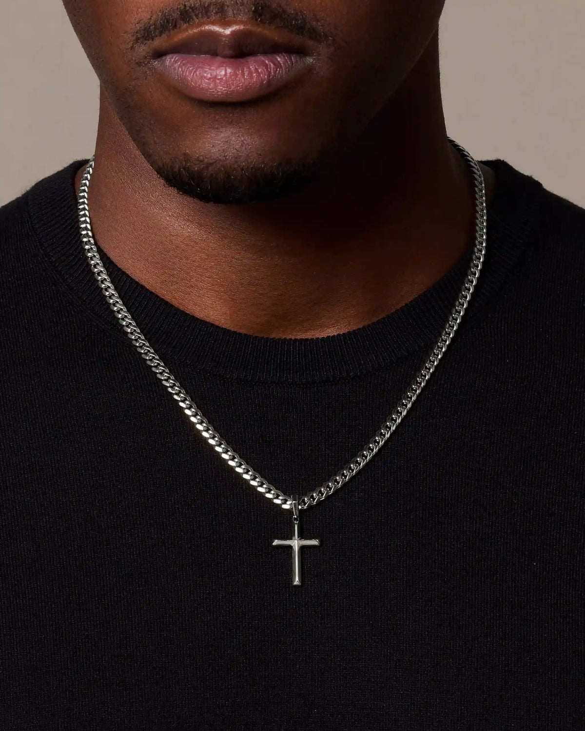 Architectural Cross Pendant