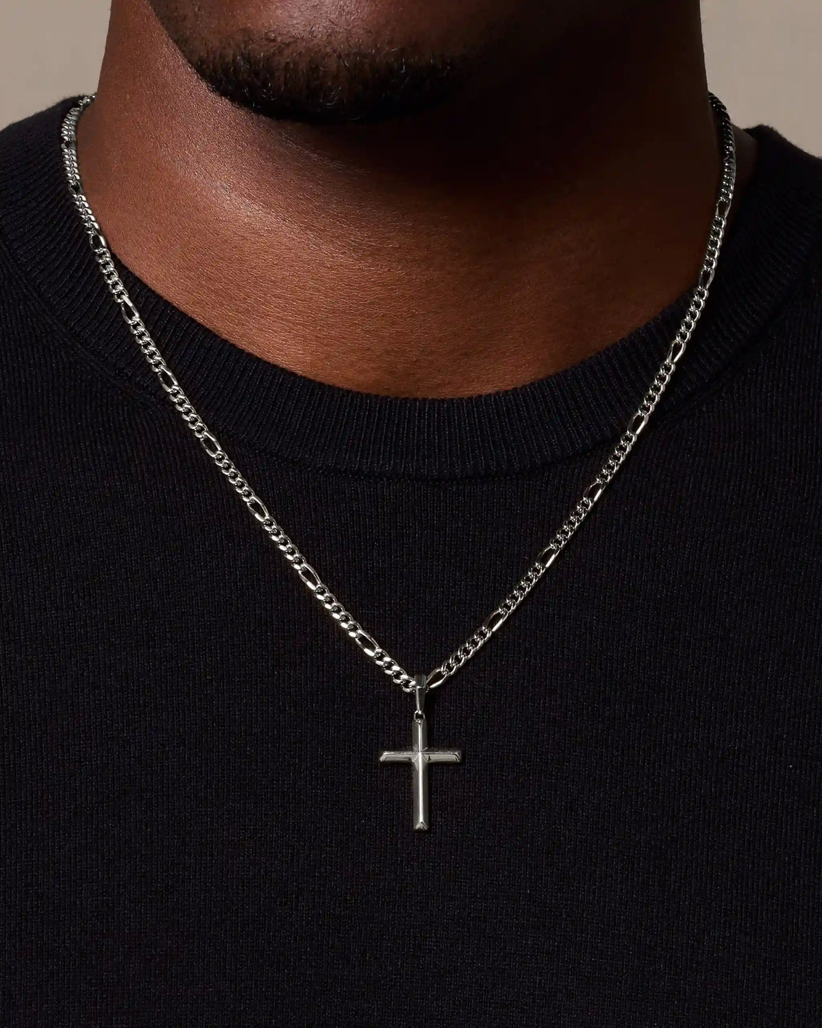 Architectural Cross Pendant