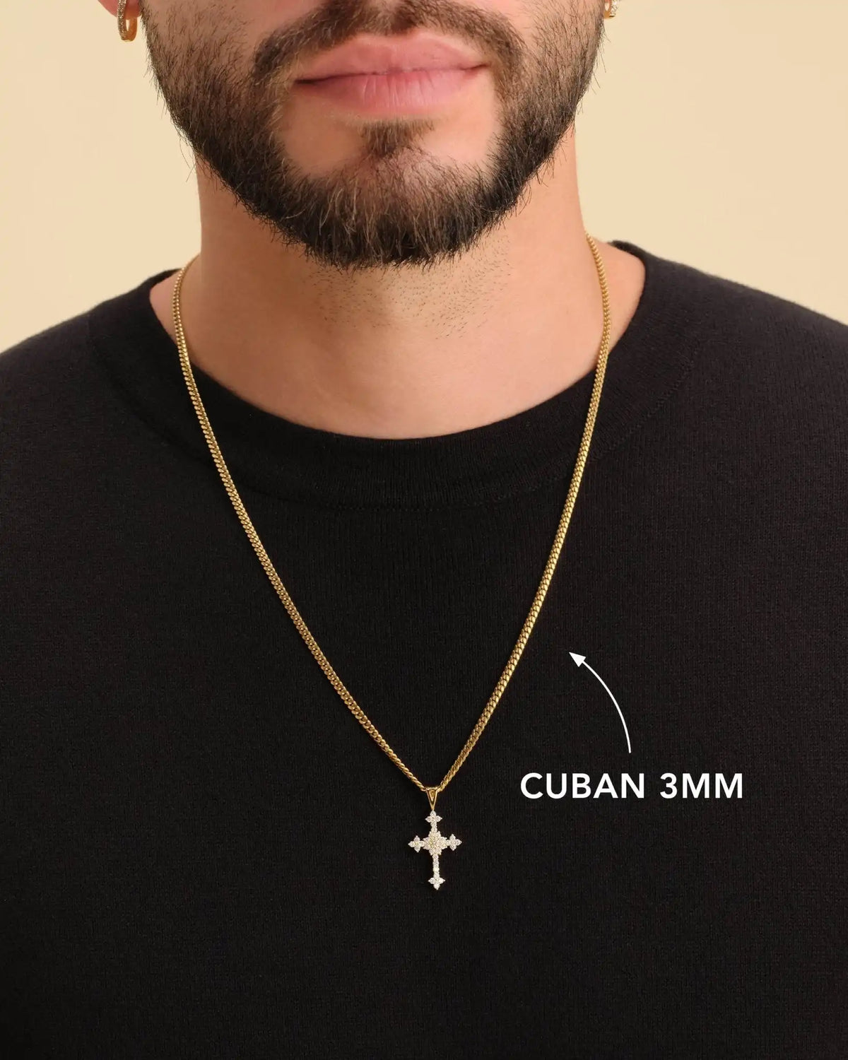 Pavé Cross Pendant