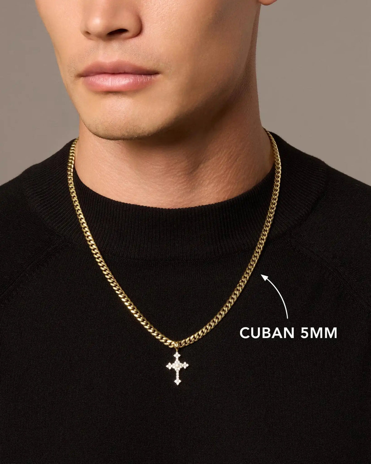 Pavé Cross Pendant