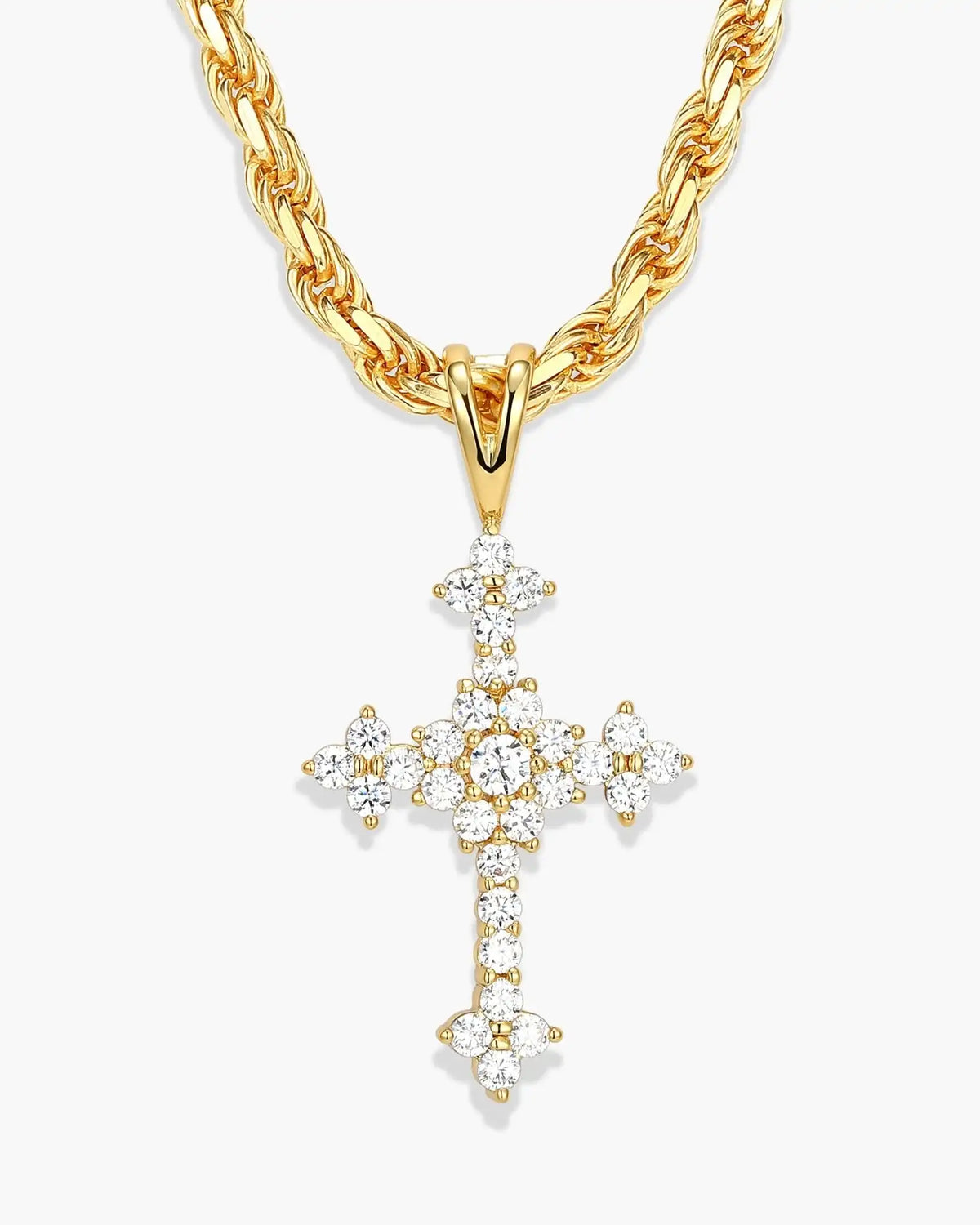 Pavé Cross Pendant