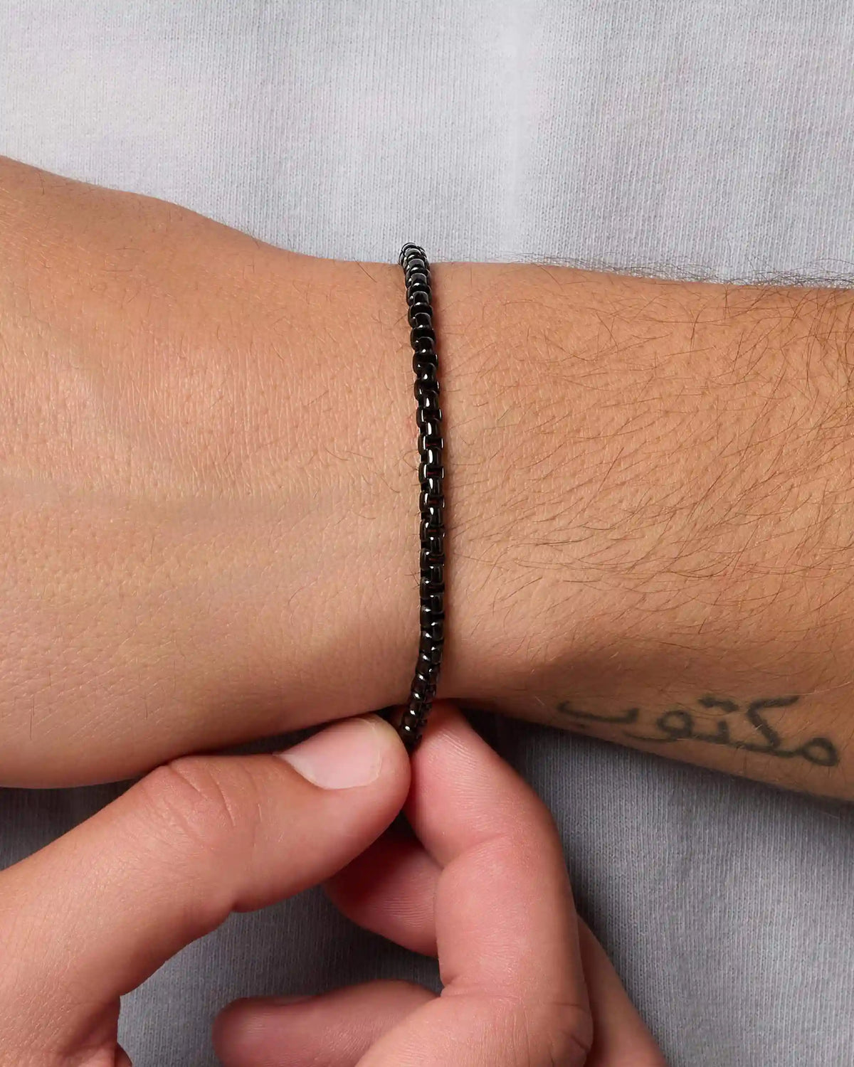 Round Box Bracelet 4mm