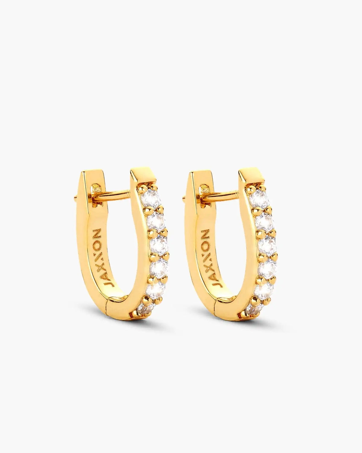 Studded Huggie Earrings