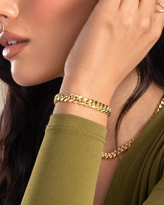 Women's Cuban Link Bracelet 8mm
