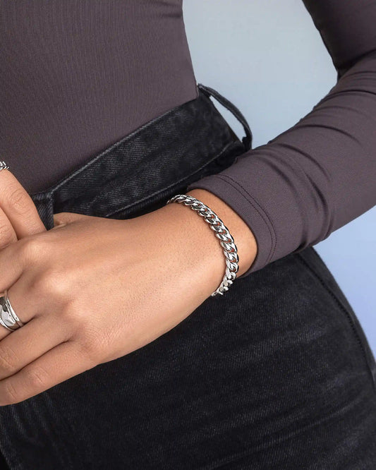 Women's Cuban Link Bracelet 8mm