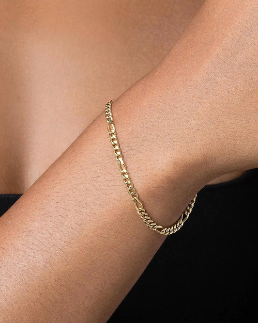 Women's Figaro Bracelet 3mm