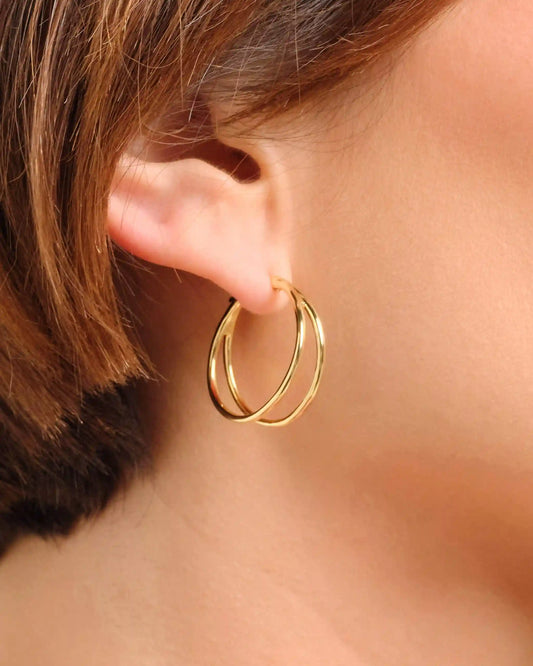 Women's Split Hoop Earrings